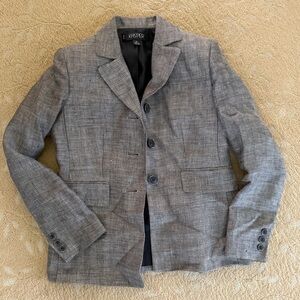 Kasper Gray Sport Coat with Notched Lapel